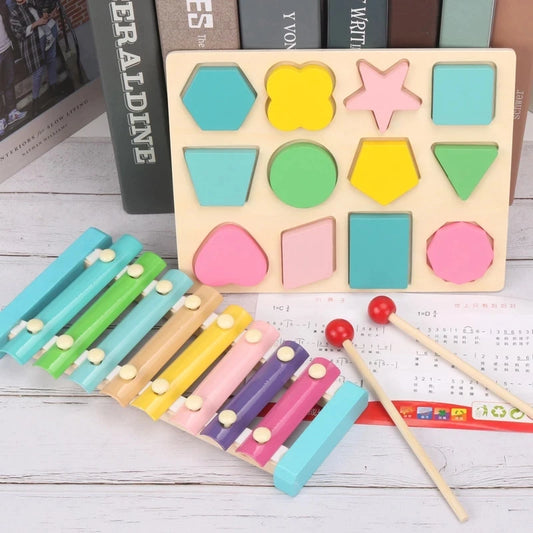 Montessori Wooden Learning Toys Collection