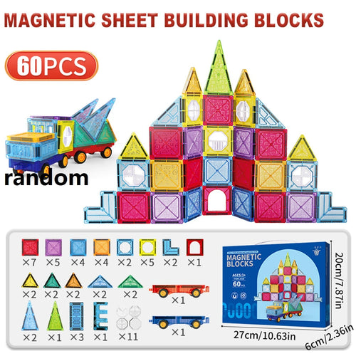 Magnetic Building Tiles Set