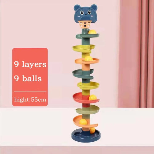 Montessori Ball Drop Tower for Babies & Toddlers