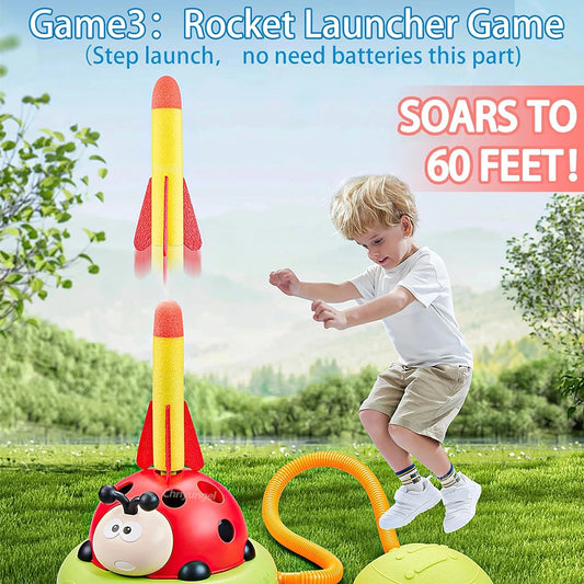 Kids’ 3-in-1 Musical Jump & Toss Game