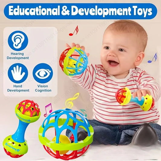 2-Piece Baby Sensory Rattle Set