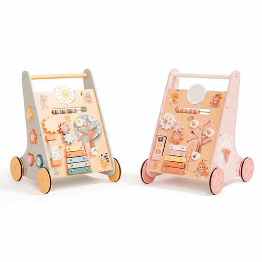 Montessori Wooden Baby Activity Walker