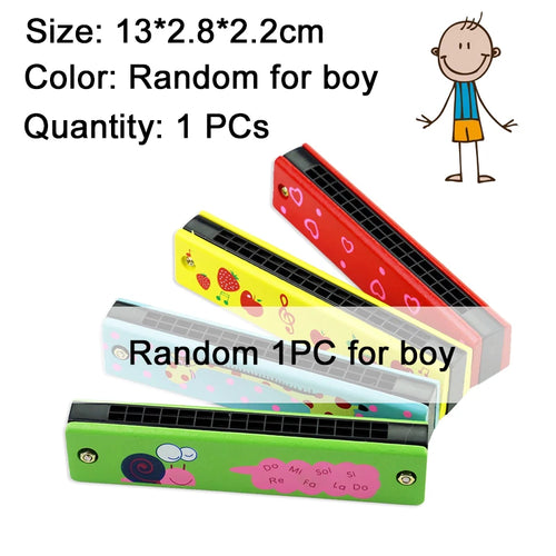 Kids Wooden Harmonica β Beginner Musical Instrument for Early Learning