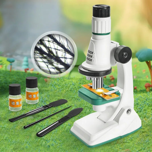 Kids Beginner Science Microscope Kit