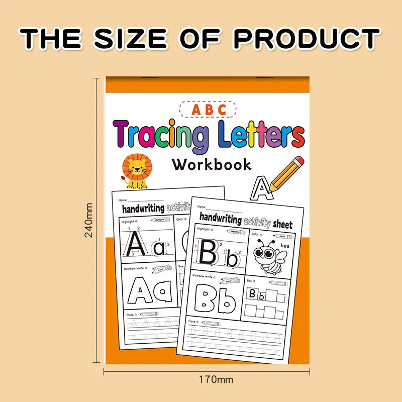 ABC Tracing Letters Workbook - Fun Children's English Alphabet Tracing