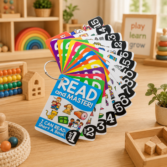 Montessori Phonics Flash Cards | Early Reading Learning Set (67 Cards)