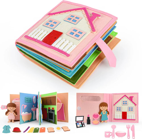 Montessori Quiet Book | Soft Activity Book