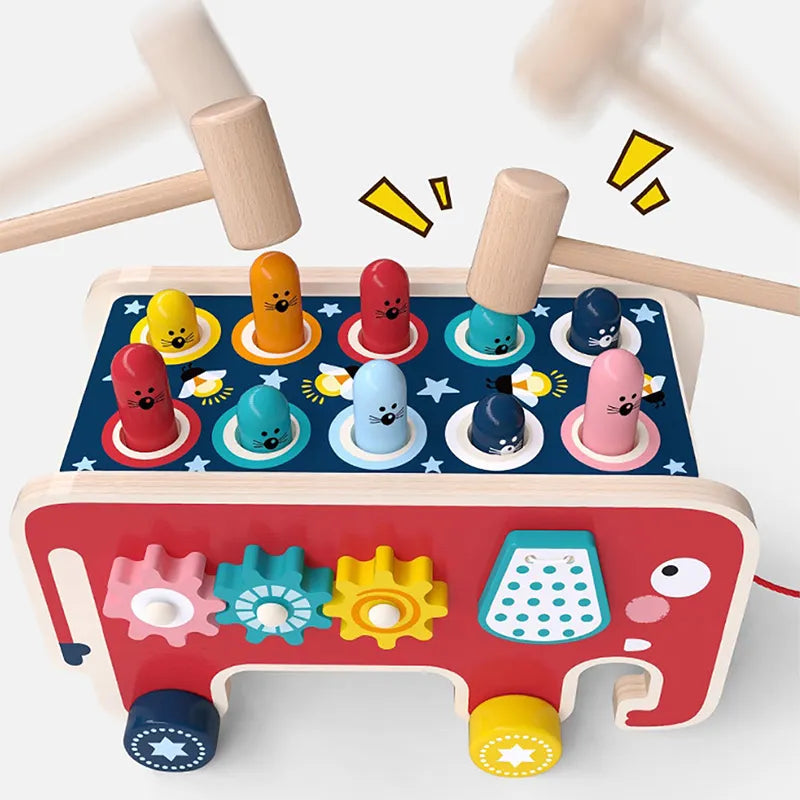 BabyToys bebe Toddler Kids Wooden Fun Game Montessori Activity Toys