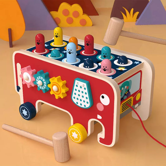 BabyToys bebe Toddler Kids Wooden Fun Game Montessori Activity Toys
