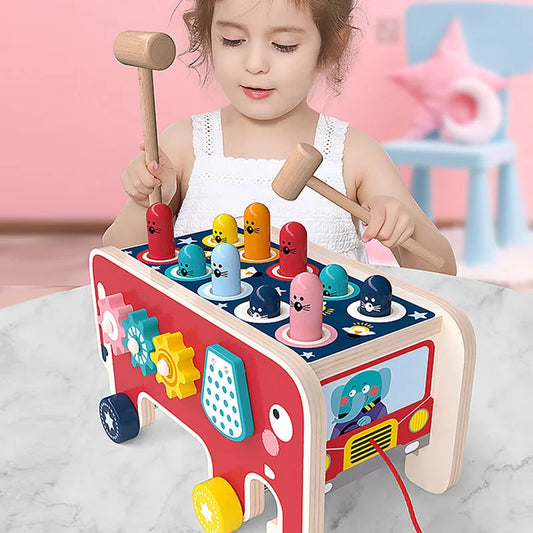 BabyToys bebe Toddler Kids Wooden Fun Game Montessori Activity Toys