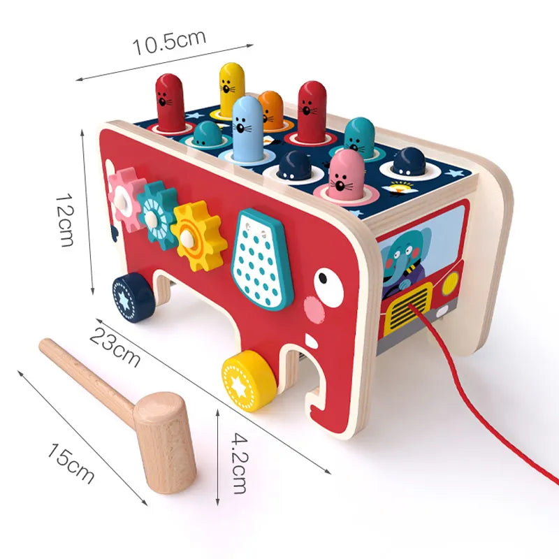 BabyToys bebe Toddler Kids Wooden Fun Game Montessori Activity Toys