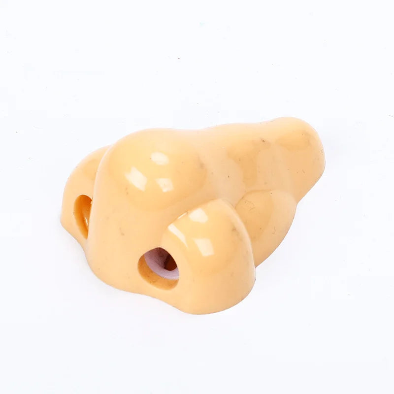 1/12pcs Creative Nose-Shaped Pencil Sharpeners Funny Nose Pencil
