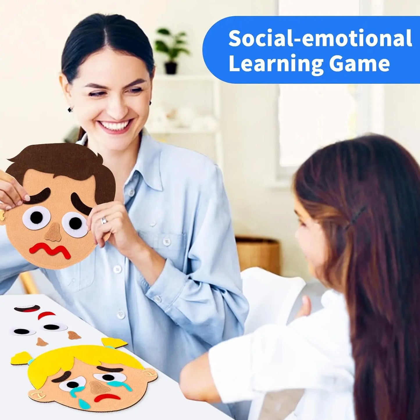 Montessori Social Emotional  Boards Sensory Toys  for Kids & Toddlers,