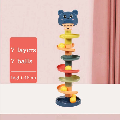 Montessori Ball Drop Tower for Babies & Toddlers