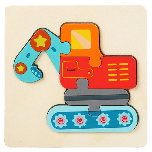 Wooden Animal Puzzle – Montessori Preschool Learning Toy