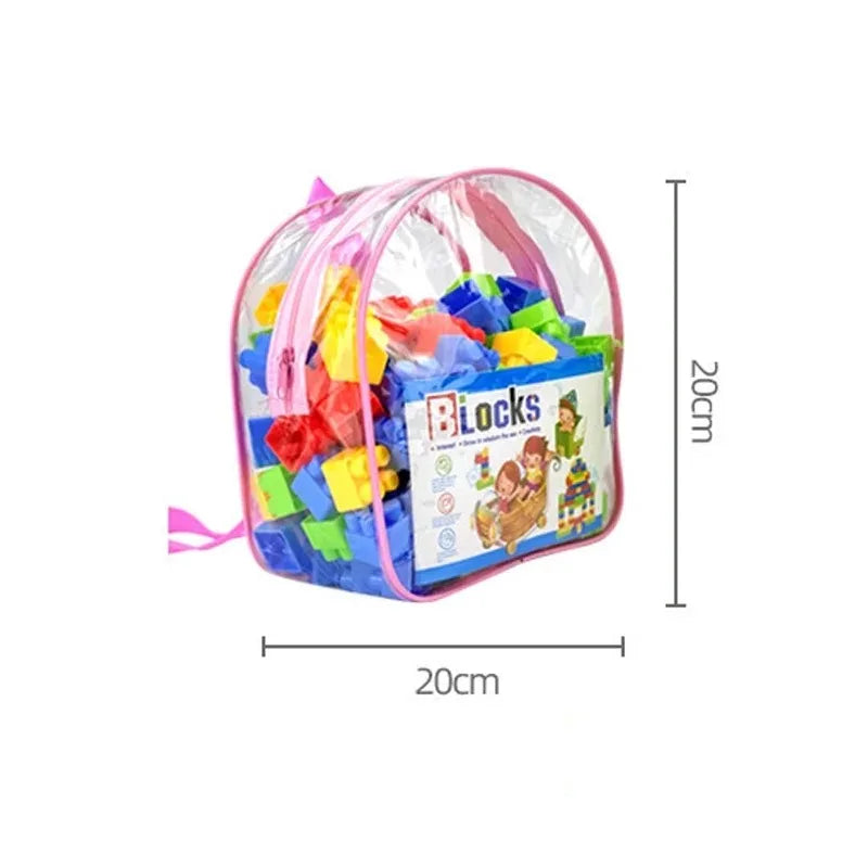 130pcs Large Particles of Building Block Toys Assembled Toys Early