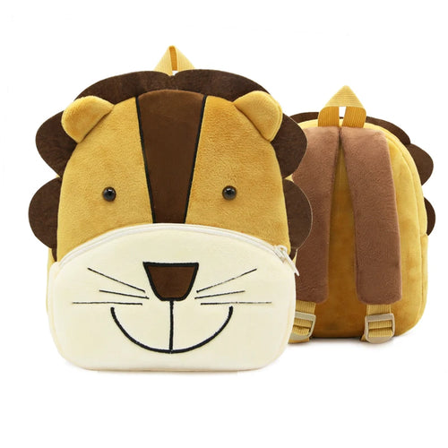 Cute Cartoon Animal Plush Backpack Soft Children Kindergarten