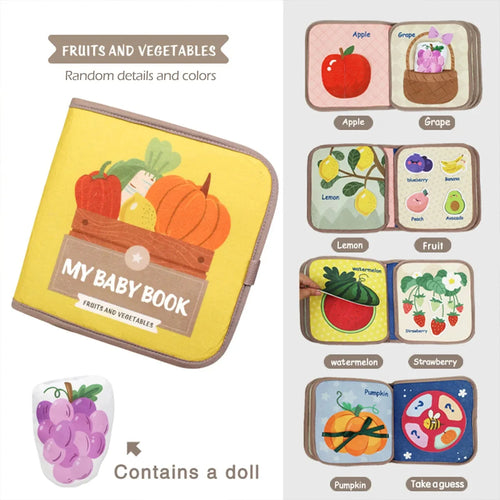 Montessori Busy Book for Toddlers – Interactive Quiet Book for Early Learning & Fine Motor Skills