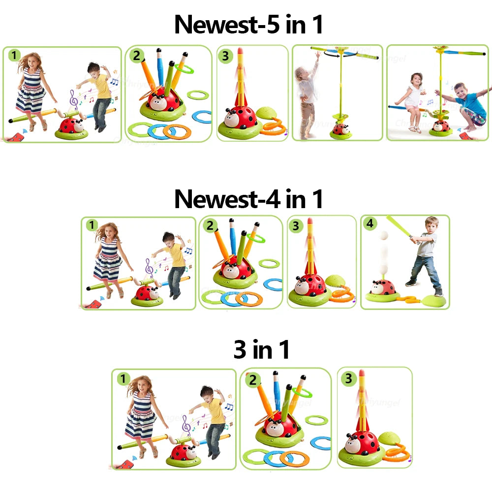 Kids’ 3-in-1 Musical Jump & Toss Game