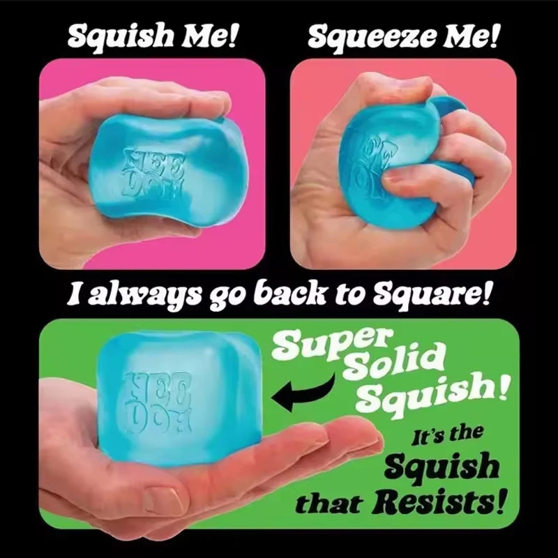 Sensory Squish Cube – Soft Stress Relief Fidget Toy