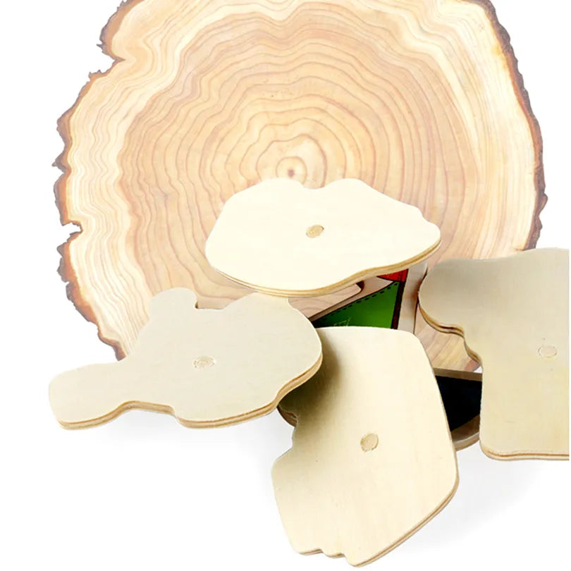 Wooden Learning Peg Puzzle Board