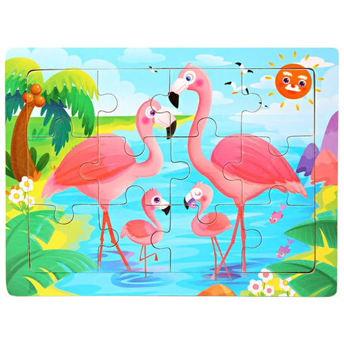 Montessori Wooden Puzzle Collection | Animals, Vehicles & Educational Themes