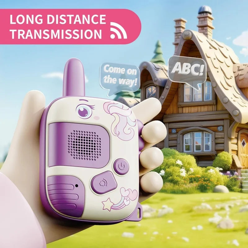 Handheld Kids Walkie Talkie Long Distance Wireless Transmission Pager