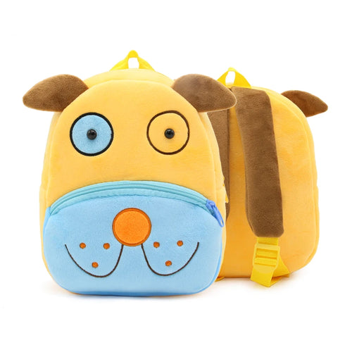 Cute Cartoon Animal Plush Backpack Soft Children Kindergarten