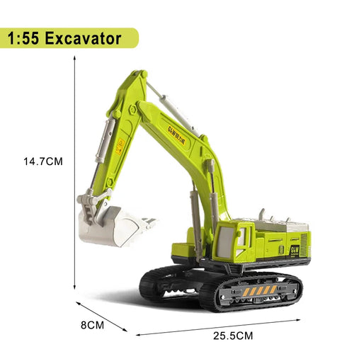 Excavator Classic Alloy+Plastic Diecast Toys Model Engineering Sound