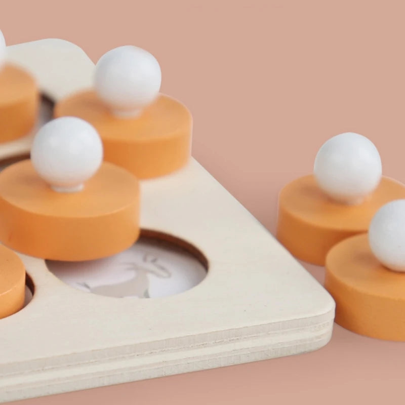 Montessori Wooden Memory Matching Game