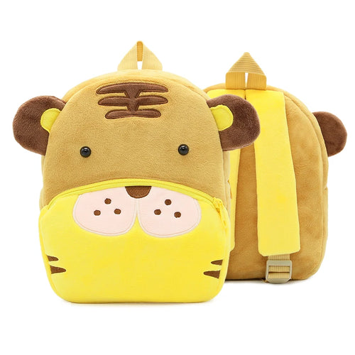 Cute Cartoon Animal Plush Backpack Soft Children Kindergarten