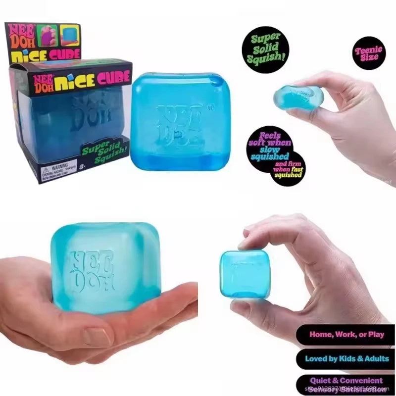 Sensory Squish Cube – Soft Stress Relief Fidget Toy