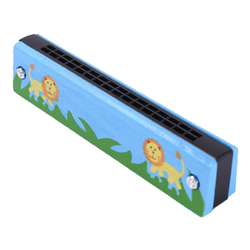 Kids Wooden Harmonica – Beginner Musical Instrument for Early Learning