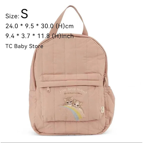 New KS Baby Backpack Parent-child Kids Schoolbag Kindergarten Bags
