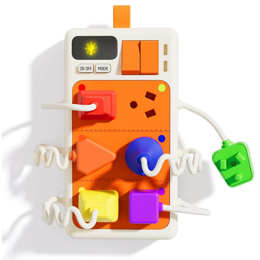 Montessori Sensory Plug Board | Safe Electrical Learning Toy for Toddlers