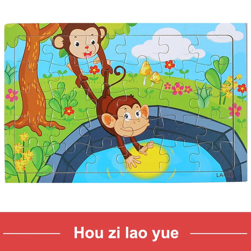 Montessori Wooden Puzzle Collection | Animals, Vehicles & Educational Themes