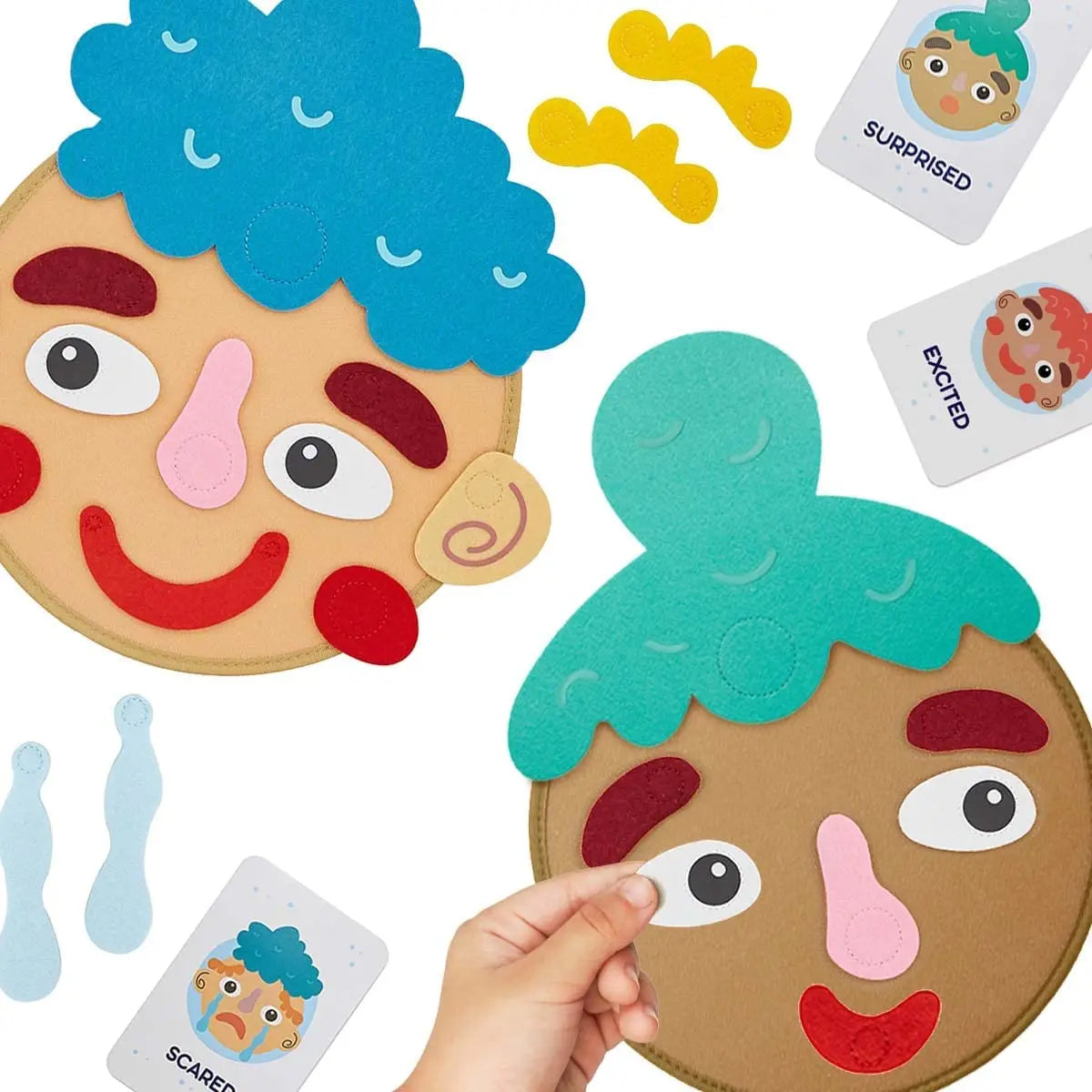 Montessori Social Emotional  Boards Sensory Toys  for Kids & Toddlers,