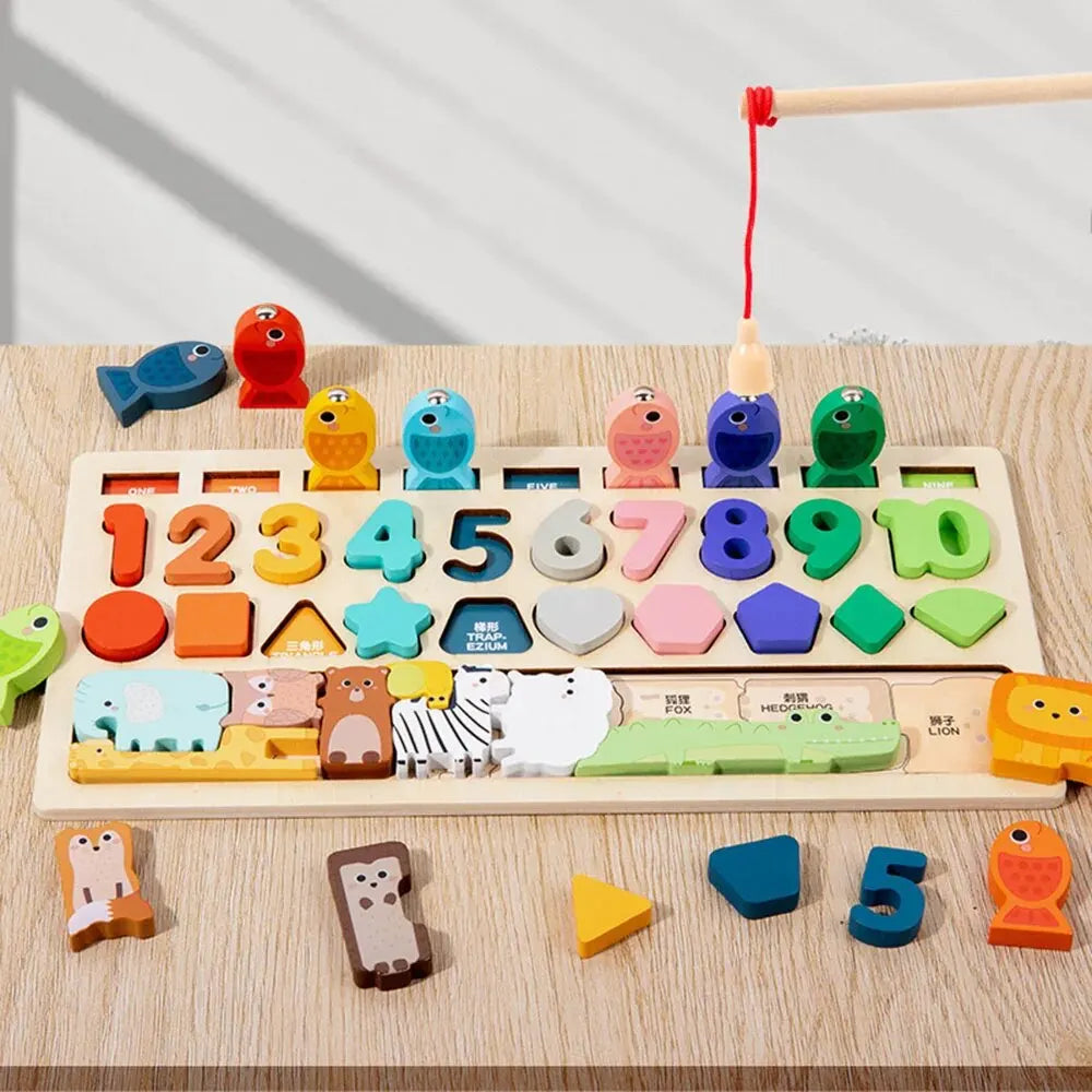 Montessori 4-in-1 Learning Board