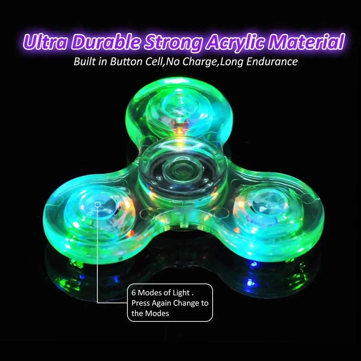 LED Light-Up Fidget Spinner