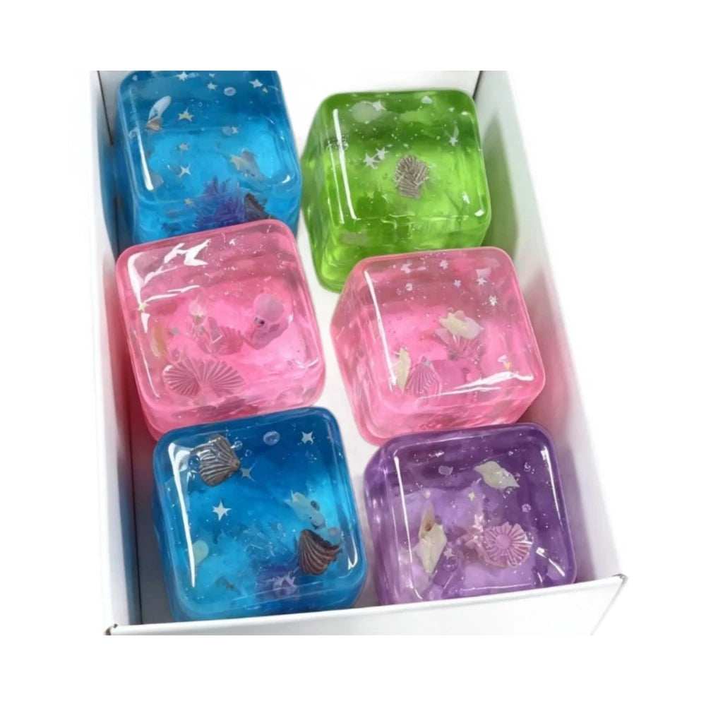Ocean Sensory Squishy CubeI
