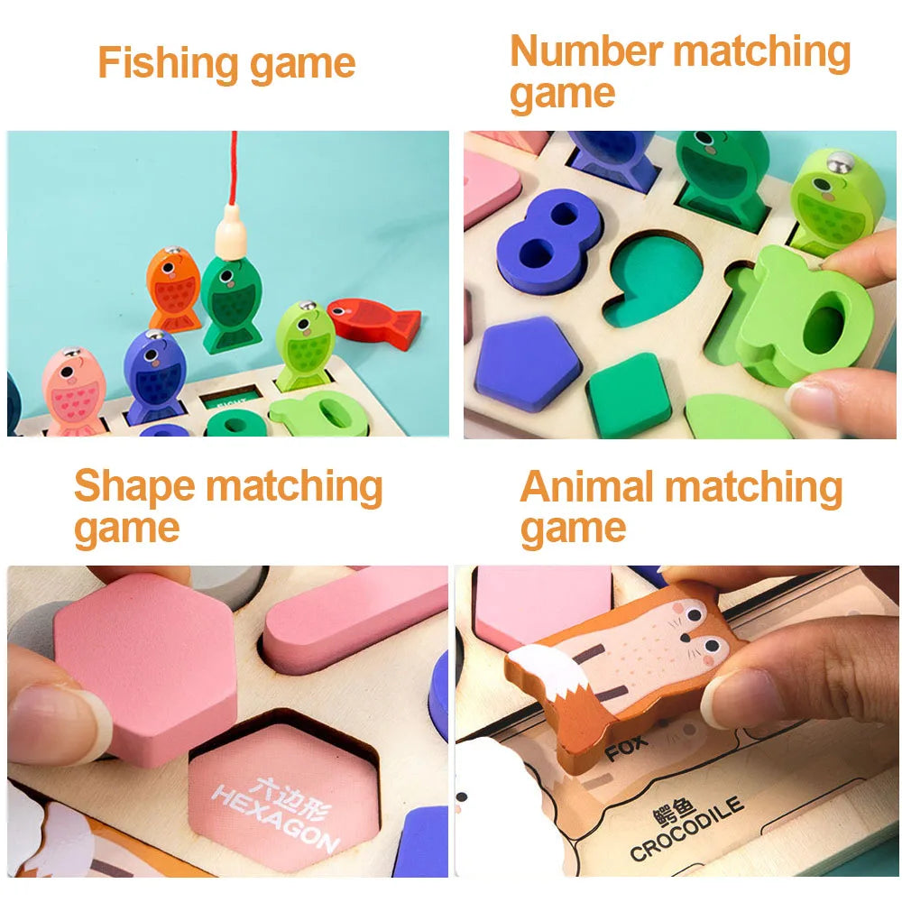 Montessori 4-in-1 Learning Board