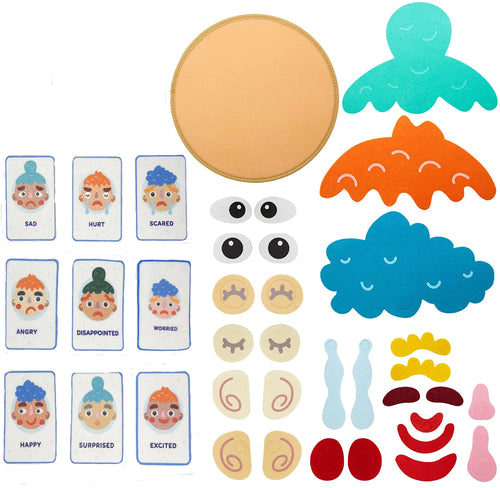 Montessori Social Emotional  Boards Sensory Toys  for Kids & Toddlers,