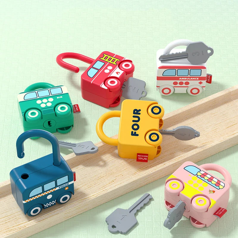 Baby Learning Lock &amp; Key Vehicle Toy