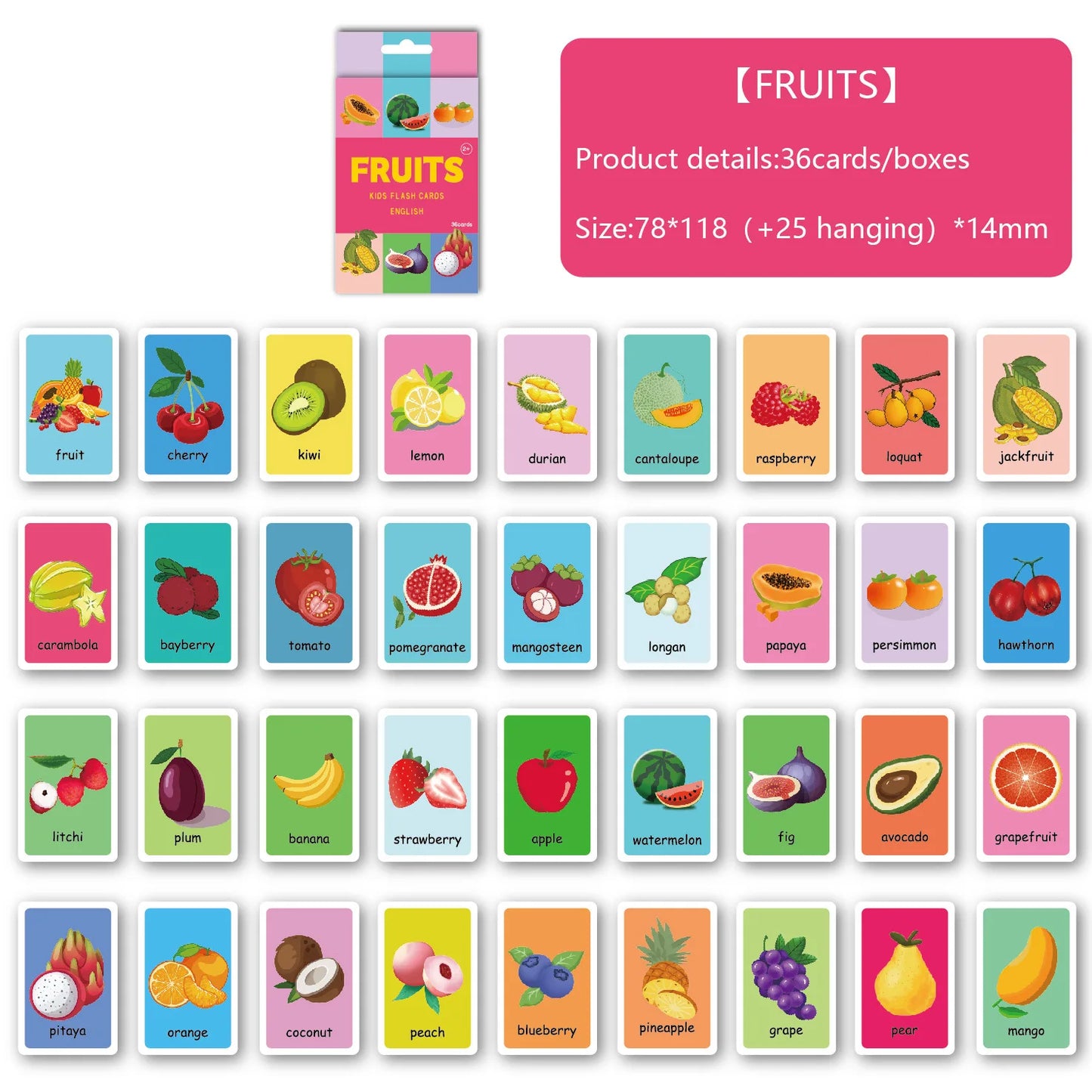 Montessori Educational Flash Cards | Animals, Shapes, Colors, Time & MoreU