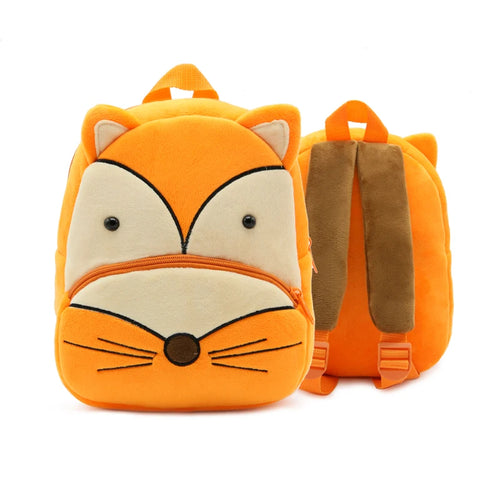Cute Cartoon Animal Plush Backpack Soft Children Kindergarten