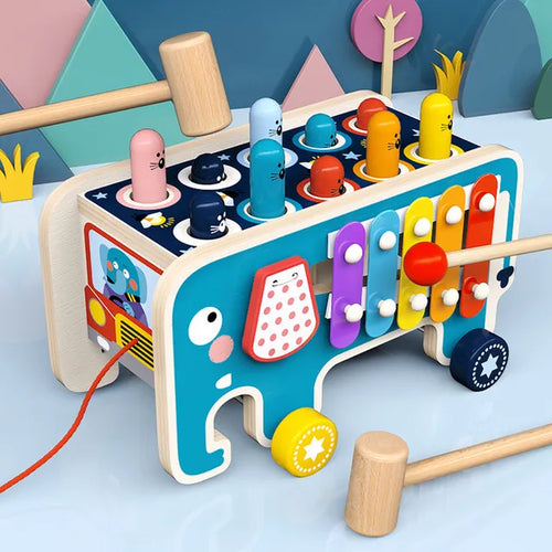 BabyToys bebe Toddler Kids Wooden Fun Game Montessori Activity Toys