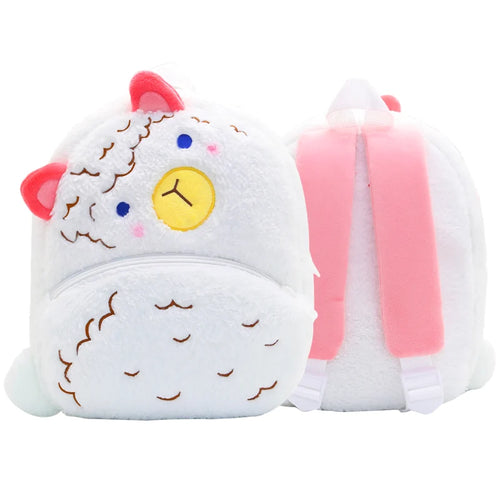 Cute Cartoon Animal Plush Backpack Soft Children Kindergarten