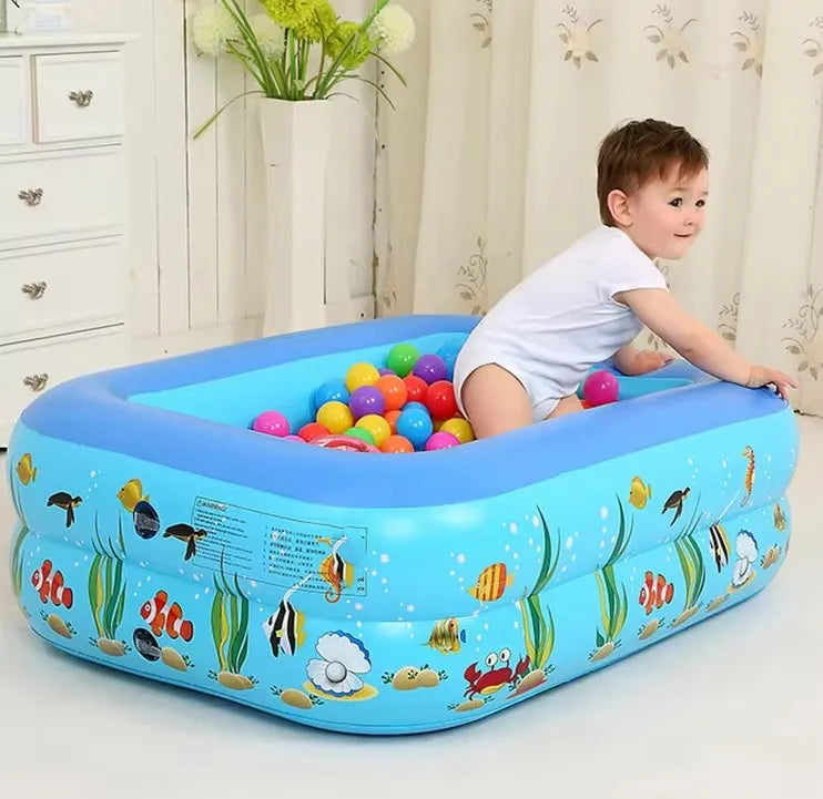 Kids’ Inflatable Splash & Ball Play Pool