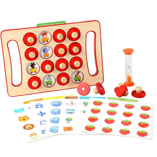 Montessori Wooden Memory Matching Game