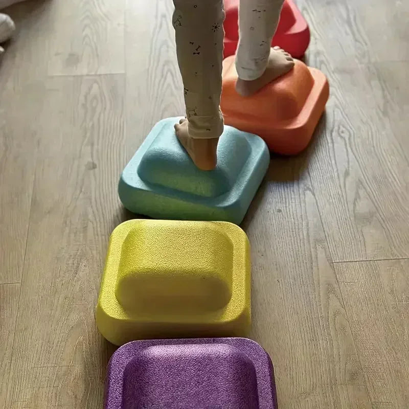 Kids’ Rainbow Balance Stepping Stones